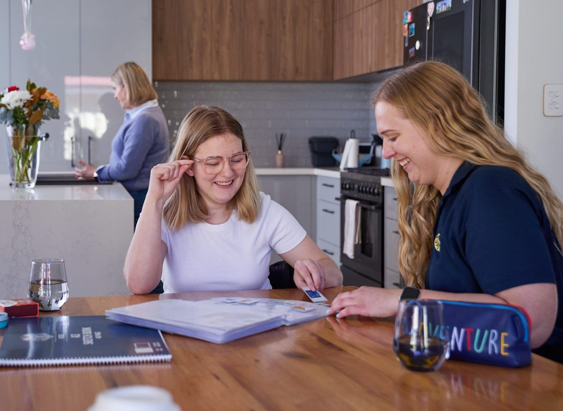 Speech pathology in action at Superyou — therapist supporting communication and participation